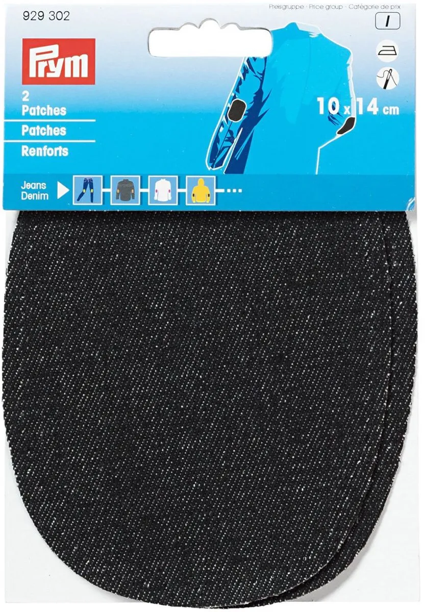 Prym Patches Jeans 10x14cm Donkerblauw - 9 Stuks - afbeelding 6 van 6