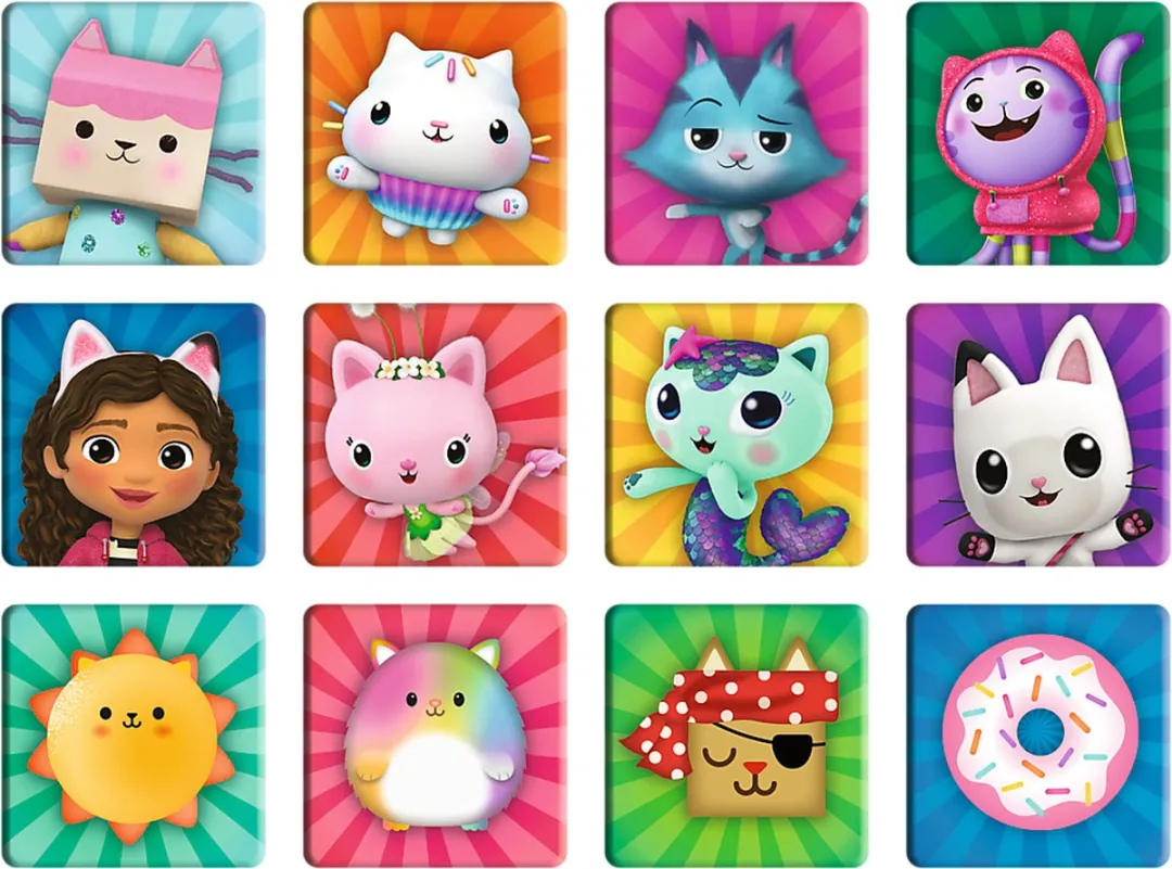 Trefl Gabby's Dollhouse 3-in-1 Puzzels & Memory - 78 Stuks - Multi