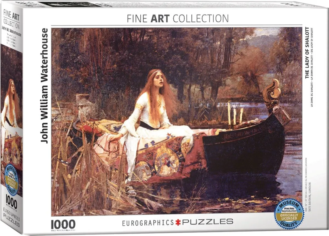 Eurographics De vrouw van Shalott Legpuzzel 1000 Stuks