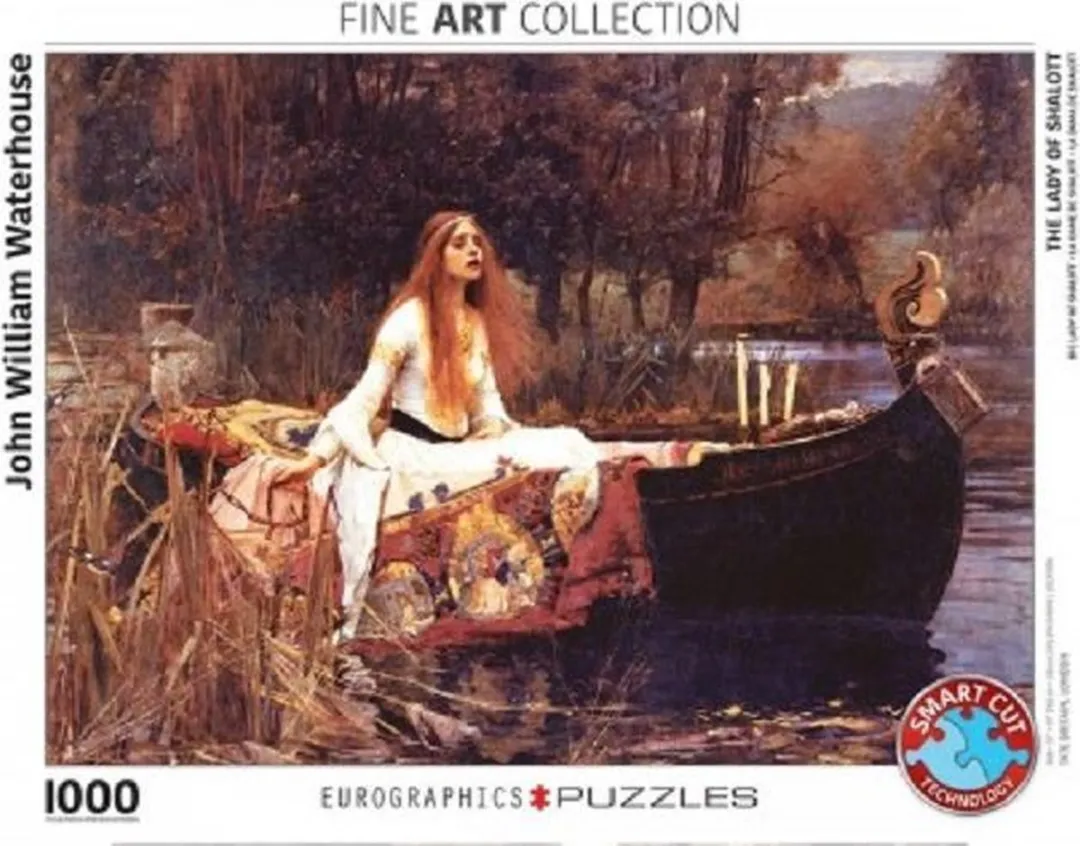 Eurographics De vrouw van Shalott Legpuzzel 1000 Stuks - 68x48cm