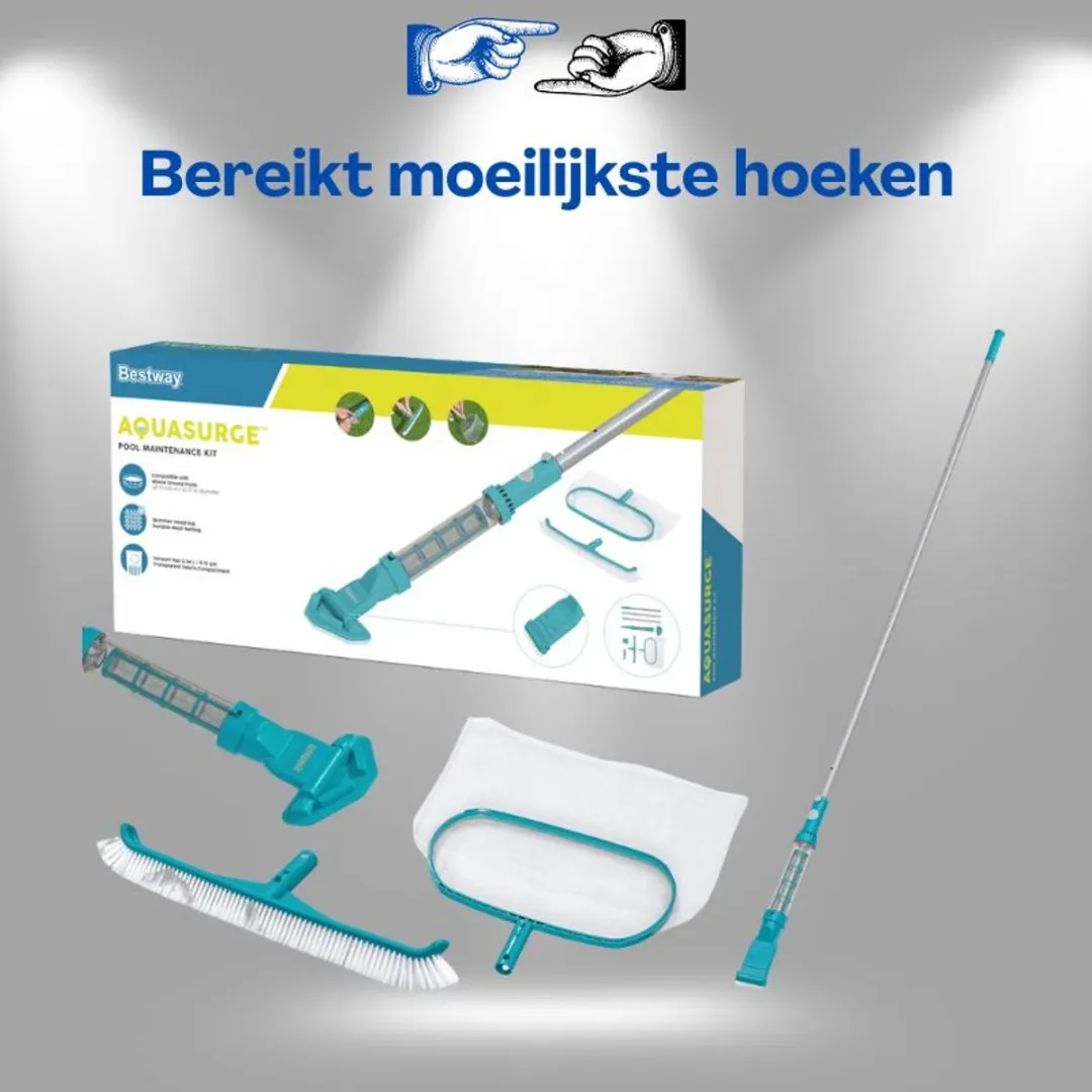 Bestway AquaSurge 58831 Zwembadstofzuiger - Draadloos USB - afbeelding 6 van 6