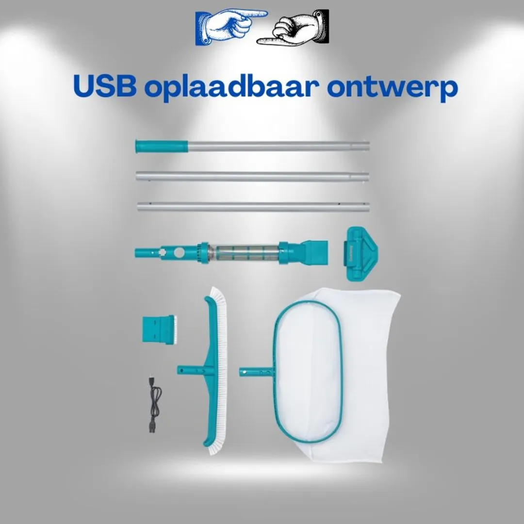 Bestway AquaSurge 58831 Zwembadstofzuiger - Draadloos USB