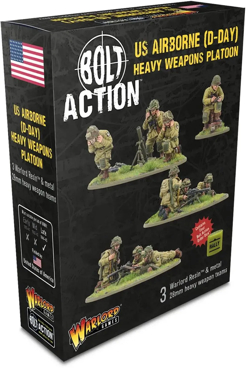 Warlord Games US Airborne D-Day Zware Wapeneenheid