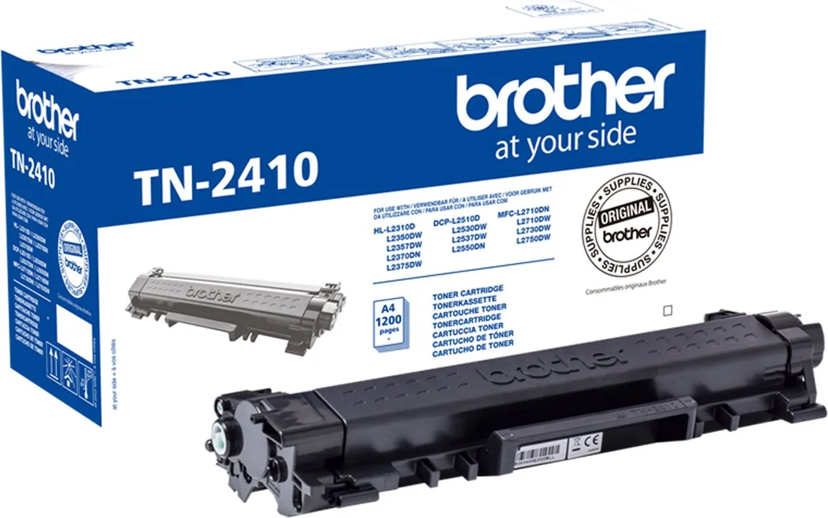 Brother TN2410 Tonercartridge - Zwart