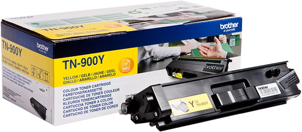 Brother TN-900YP Tonercartridge Geel