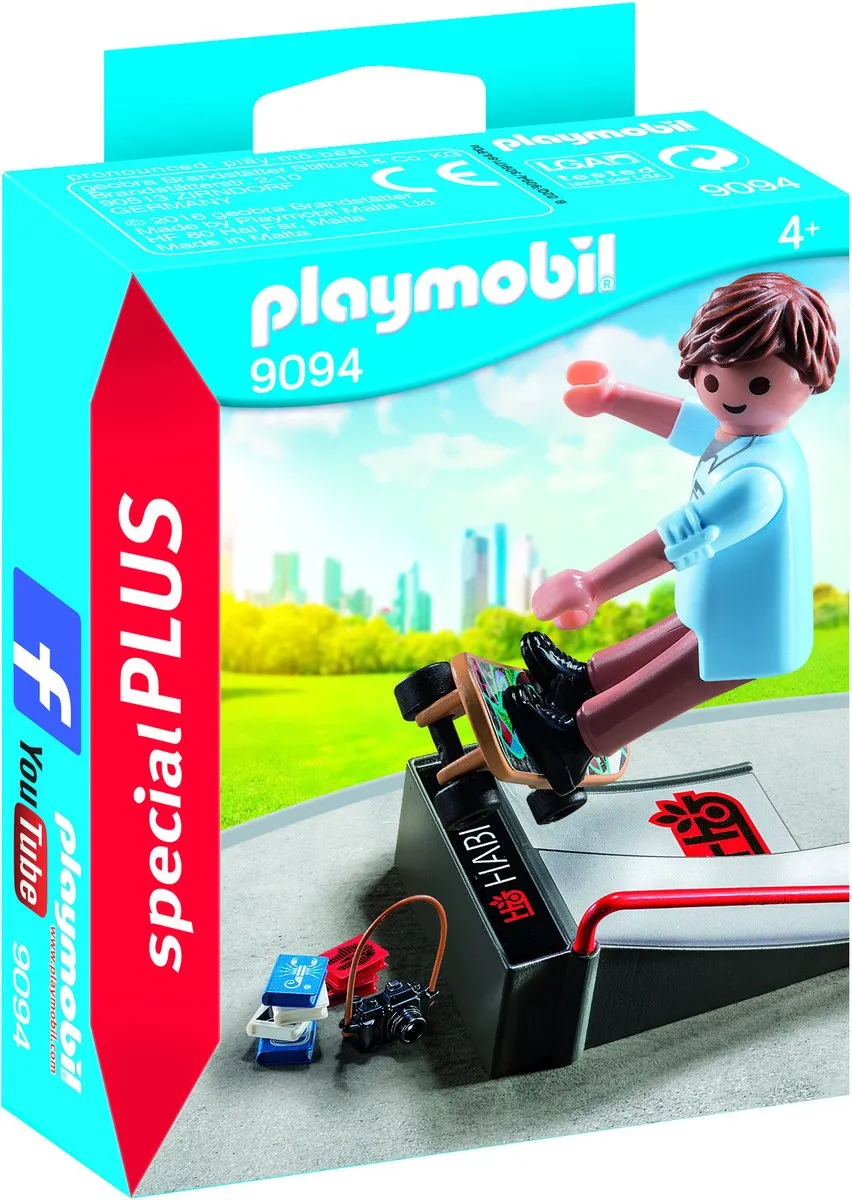Playmobil Skater met Skateramp L4PC-00022839