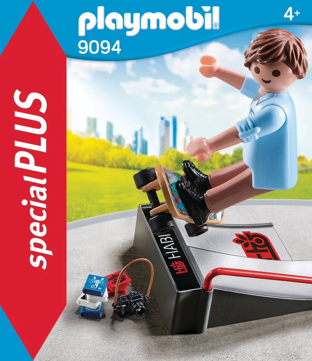Playmobil Skater met Skateramp L4PC-00022839 - Multicolor - afbeelding 6 van 6