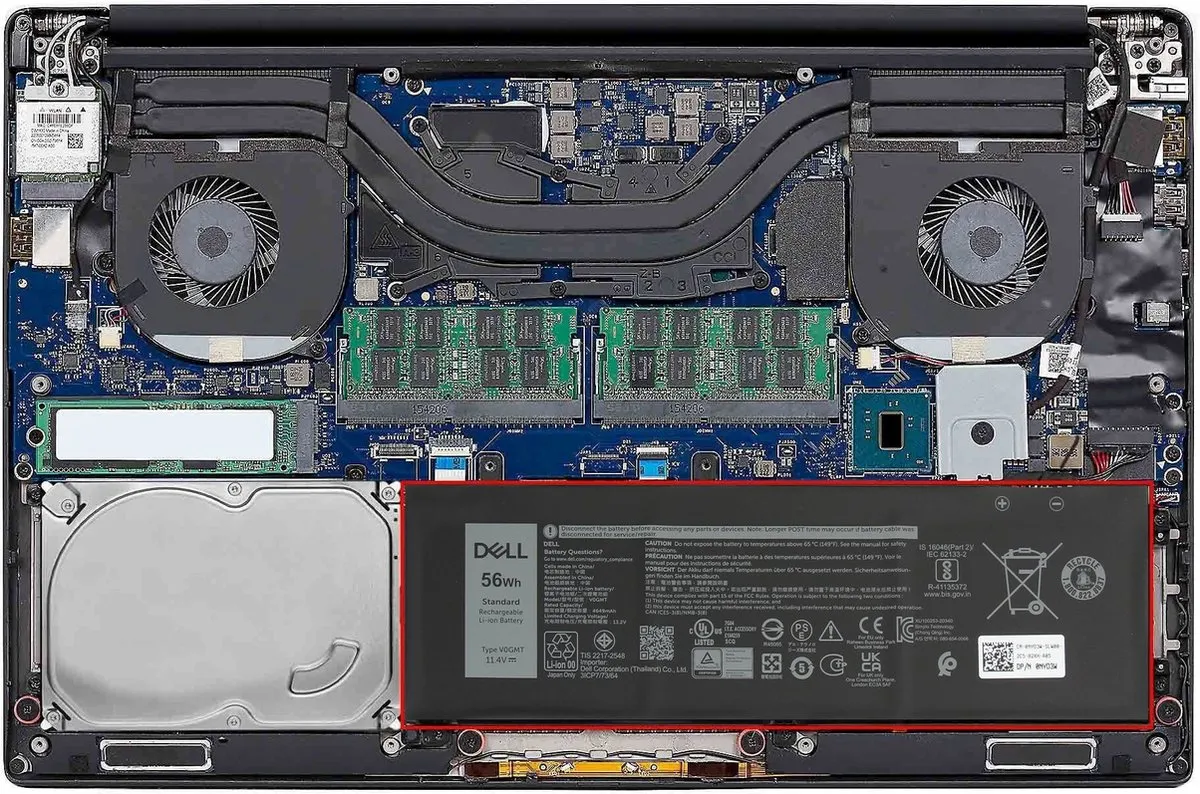 Dell 0NYD3W Laptopbatterij 56Wh