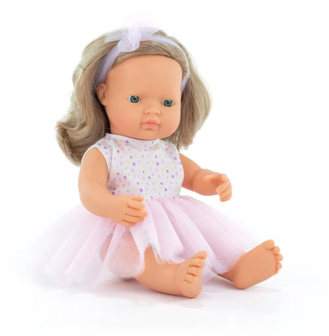 Miniland Pop Europees Meisje Blondharig 38cm 33208