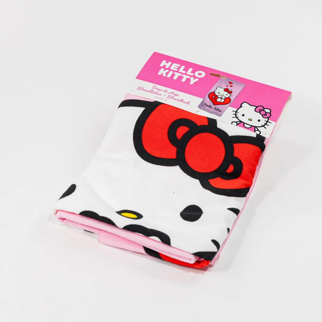Hello Kitty Love Badhanddoek 70x140cm - Multi