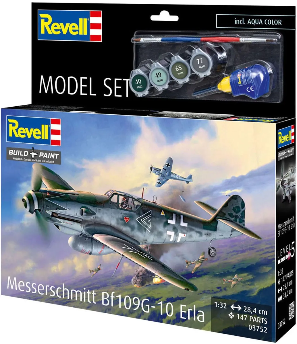 Revell Messerschmitt Bf109G-10 Erla 1:32 Modelbouwpakket