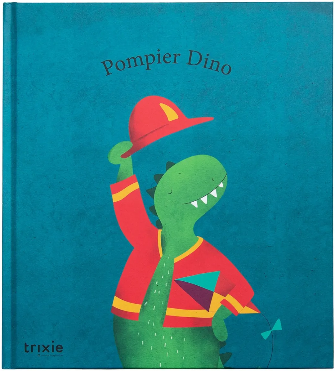 Trixie Kinderboek Brandweerman Dino FR