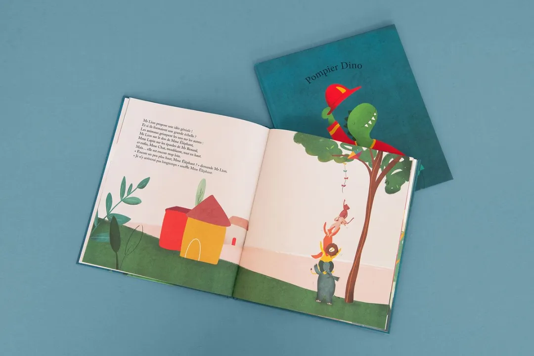 Trixie Kinderboek Brandweerman Dino FR - Multi