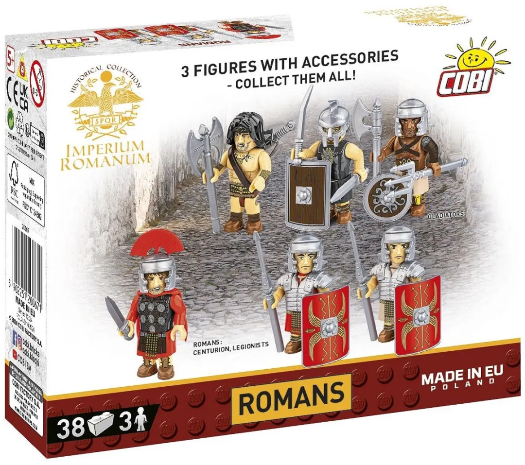 Cobi Romeinen COBI-20067 Bouwset - 38 Stukken - Meerkleurig