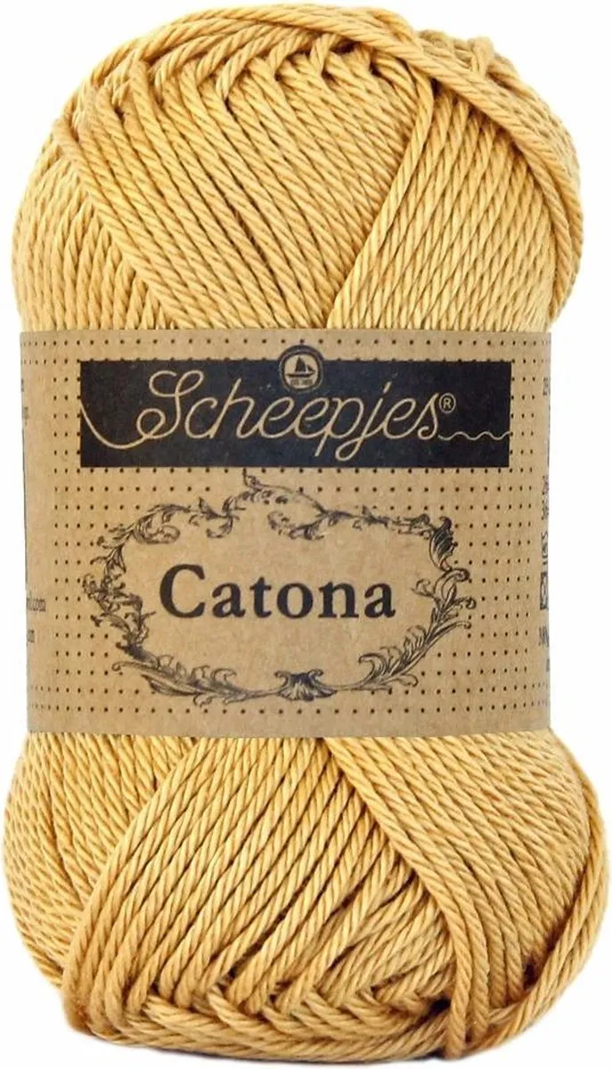 Scheepjes Catona 10g - Topaz Geel