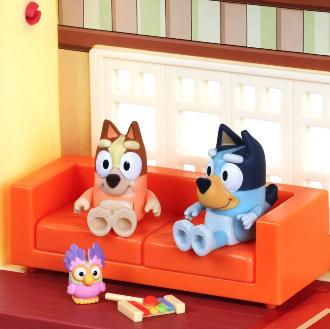 Moose Toys Bluey Enorm Speelhuis - 43x76cm - 3 Figuren + 15 Accessoires - afbeelding 6 van 6