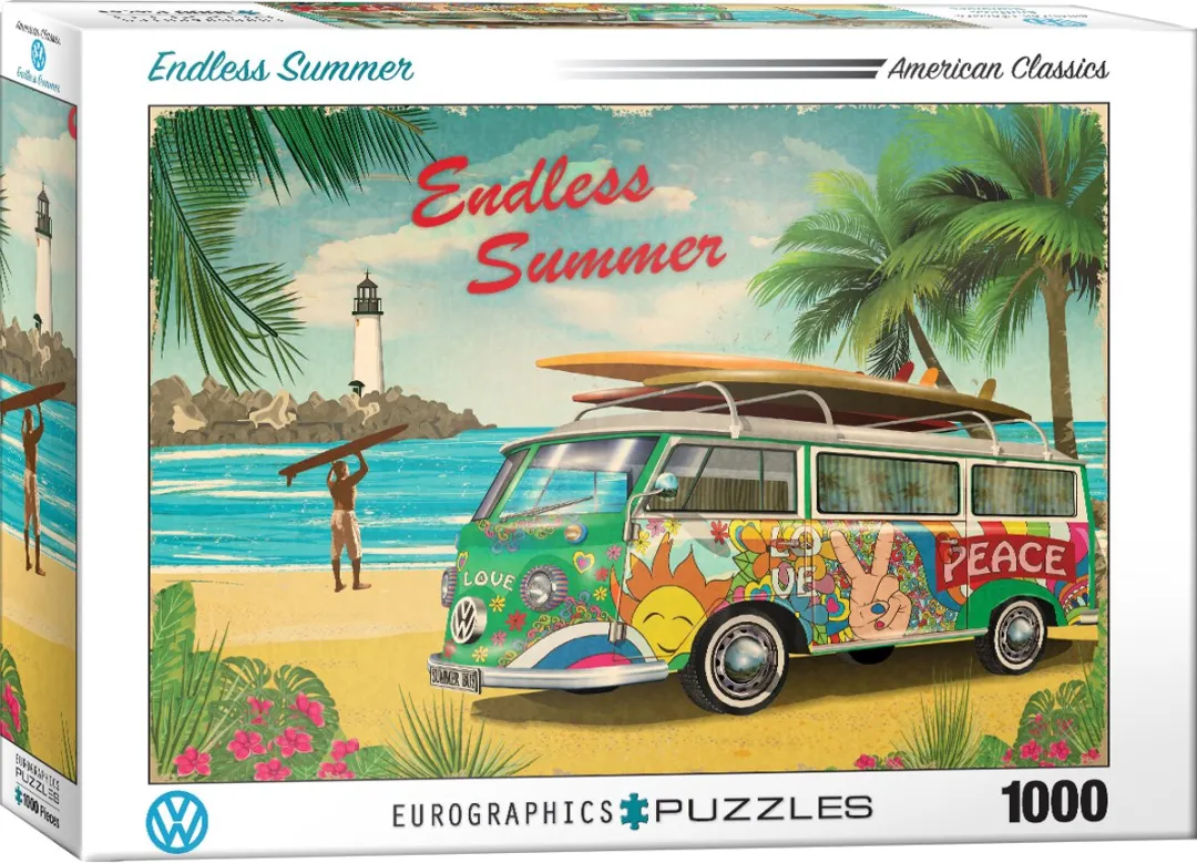 Eurographics Volkswagen Endless Summer Legpuzzel 1000 Stuks