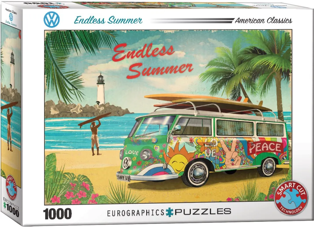 Eurographics Volkswagen Endless Summer Legpuzzel 1000 Stuks