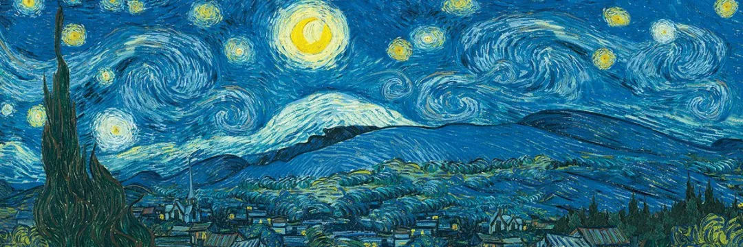 Eurographics De Sterrennacht Vincent van Gogh Legpuzzel 1000 Stuks - Panorama