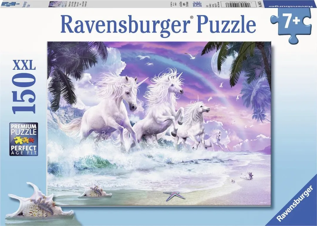 Ravensburger Eenhoorn aan het Strand Legpuzzel 150 Stuks
