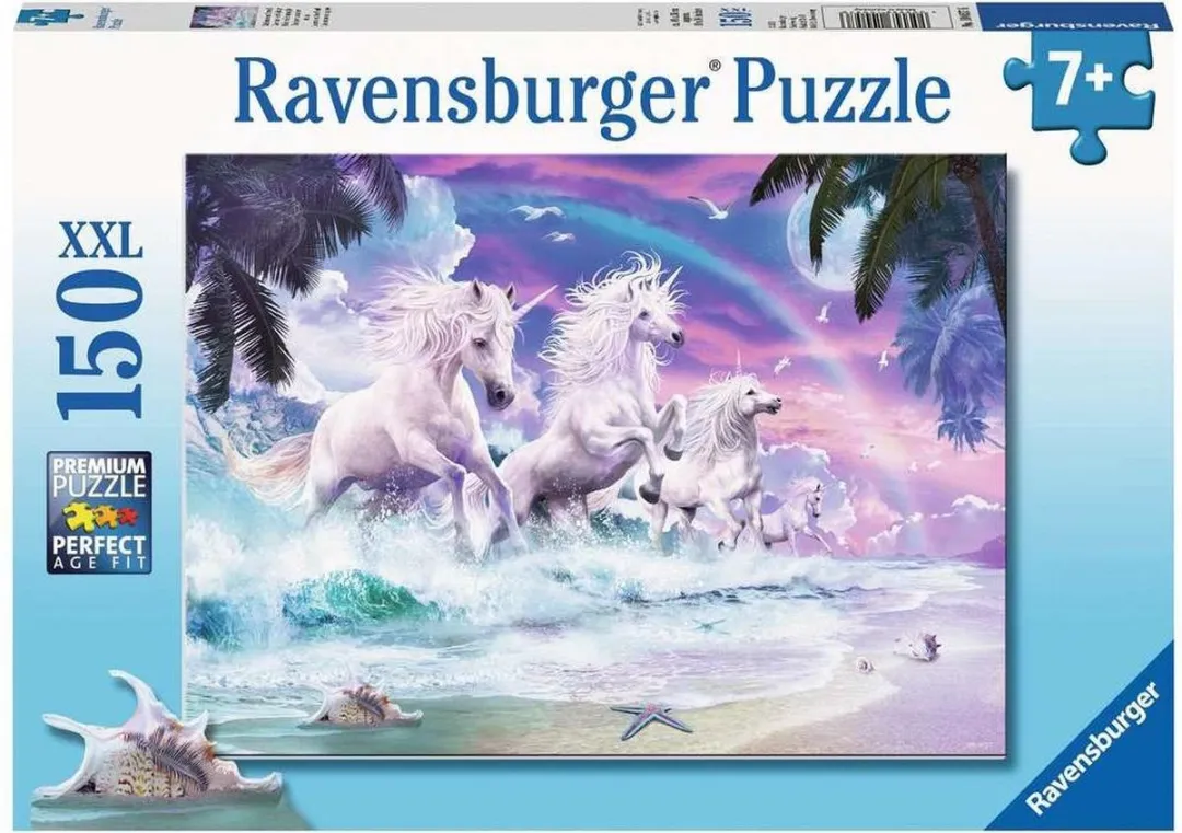 Ravensburger Eenhoorn aan het Strand Legpuzzel 150 Stuks - Multicolor