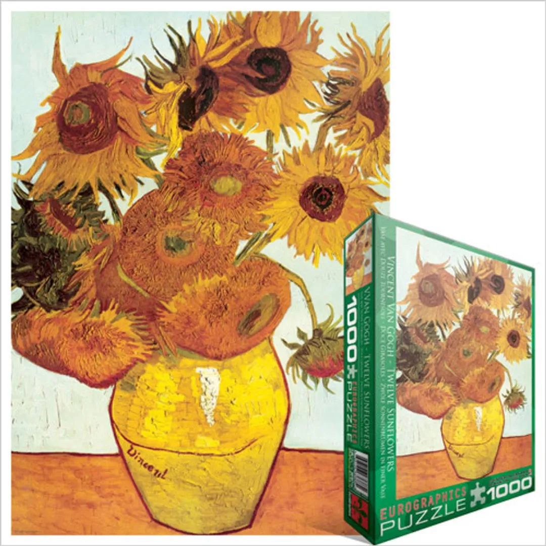 Eurographics Vincent van Gogh Zonnenbloemen Legpuzzel 1000 Stuks - 48x68cm
