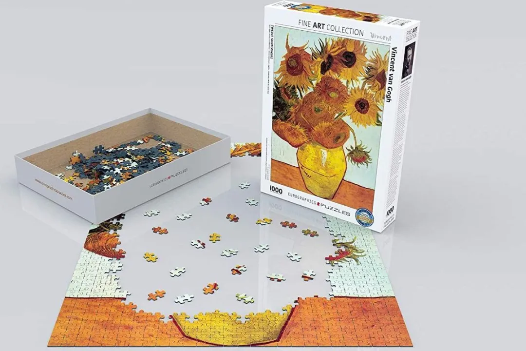 Eurographics Vincent van Gogh Zonnenbloemen Legpuzzel 1000 Stuks - 48x68cm