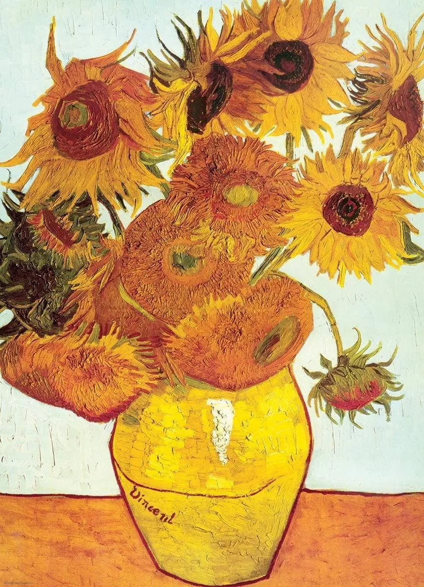 Eurographics Vincent van Gogh Zonnenbloemen Legpuzzel 1000 Stuks - 48x68cm