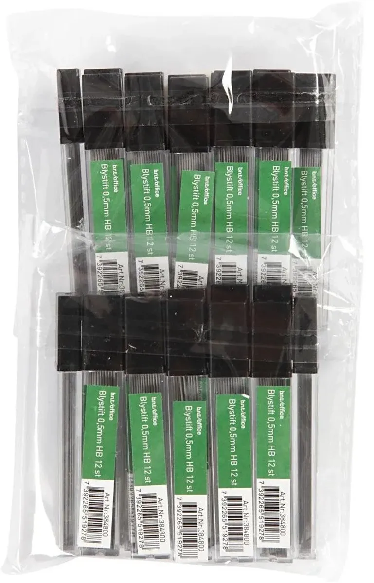 Creativ Company Potlood Navulling 0,5mm - 12 Stuks Meerkleurig