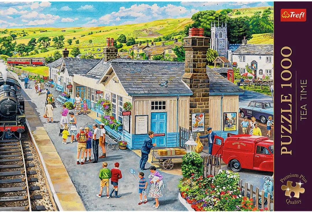 Trefl Tea Time Treinstation Legpuzzel 1000 Stuks - 10810