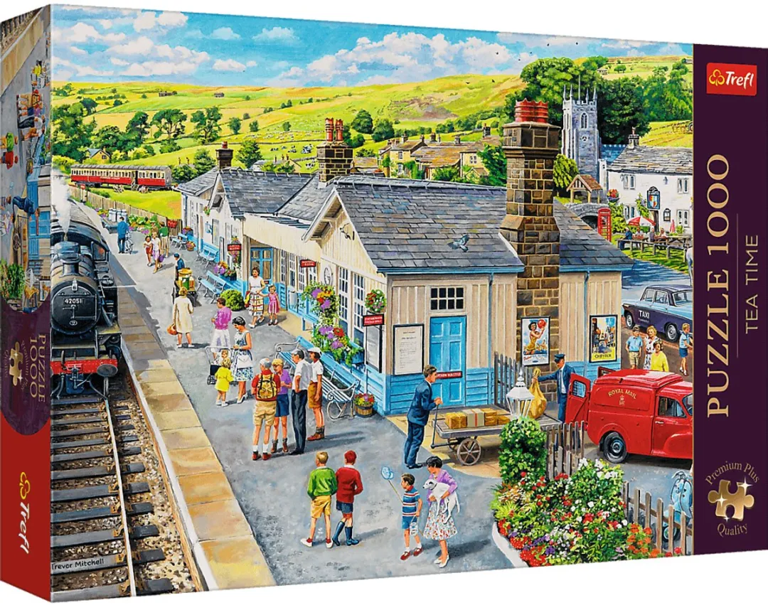 Trefl Tea Time Treinstation Legpuzzel 1000 Stuks