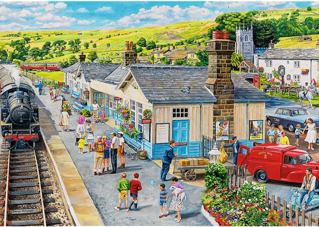 Trefl Tea Time Treinstation Legpuzzel 1000 Stuks - 10810