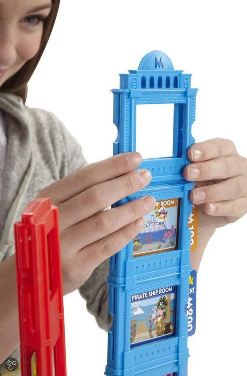 Hasbro Monopoly Hotels A2142-104 - Snel actiespel 2-6 spelers