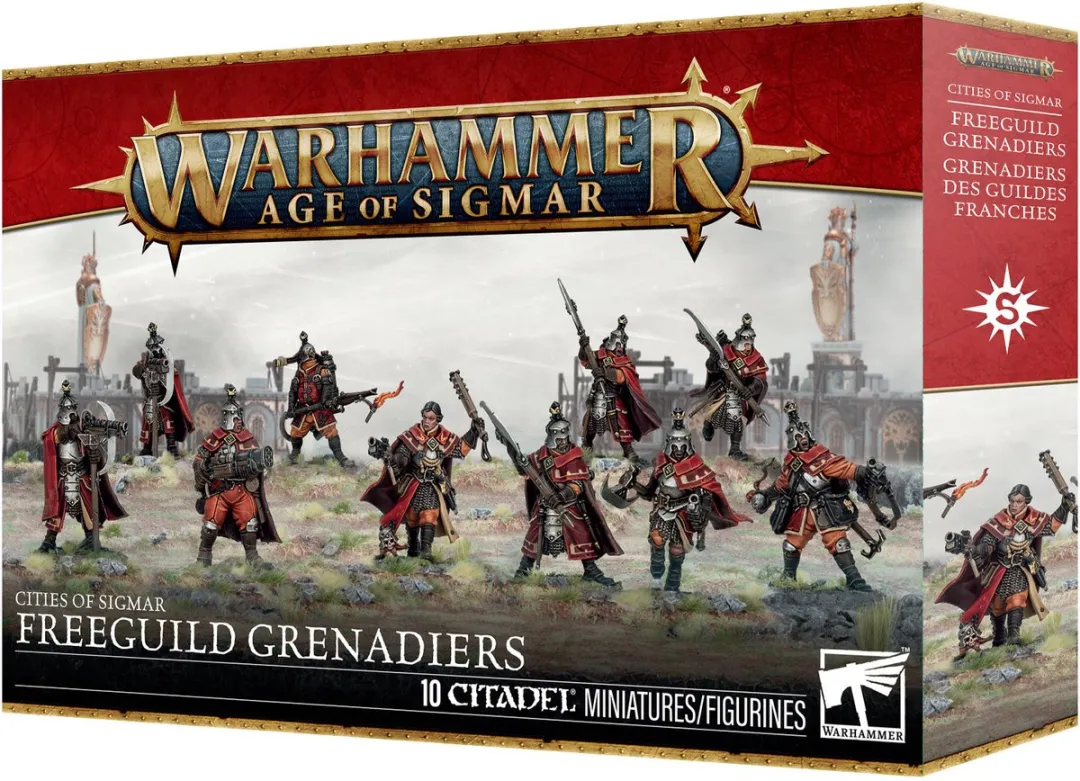 Games Workshop Cities of Sigmar Freeguild Grenadiers