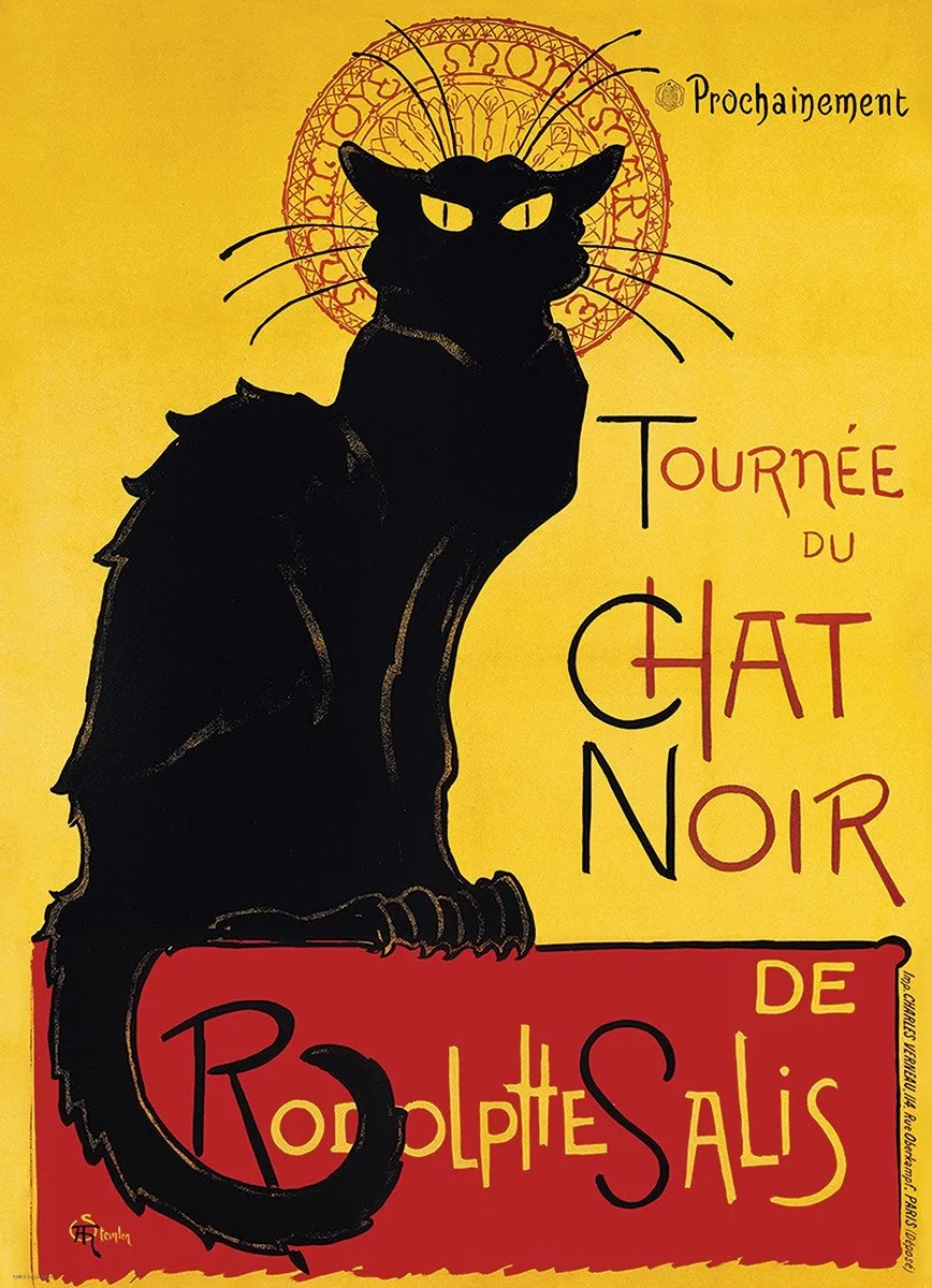 Eurographics Chat Noir Steinlen Fine Art Legpuzzel 1000 Stuks - Meerkleurig