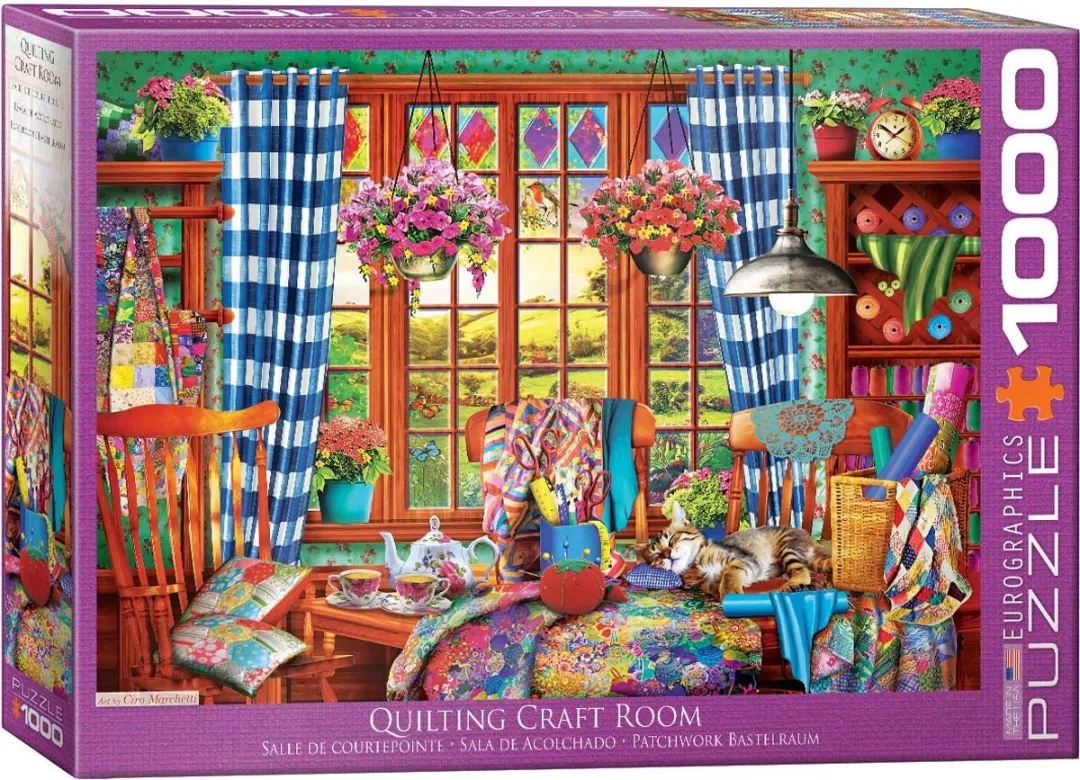 Eurographics Quiltatelier Legpuzzel 1000 Stuks