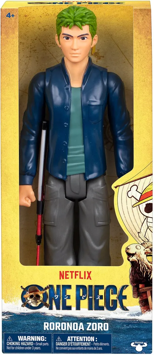 Moose Toys One Piece Zoro Groot Actiefiguur 30cm - Multikleur