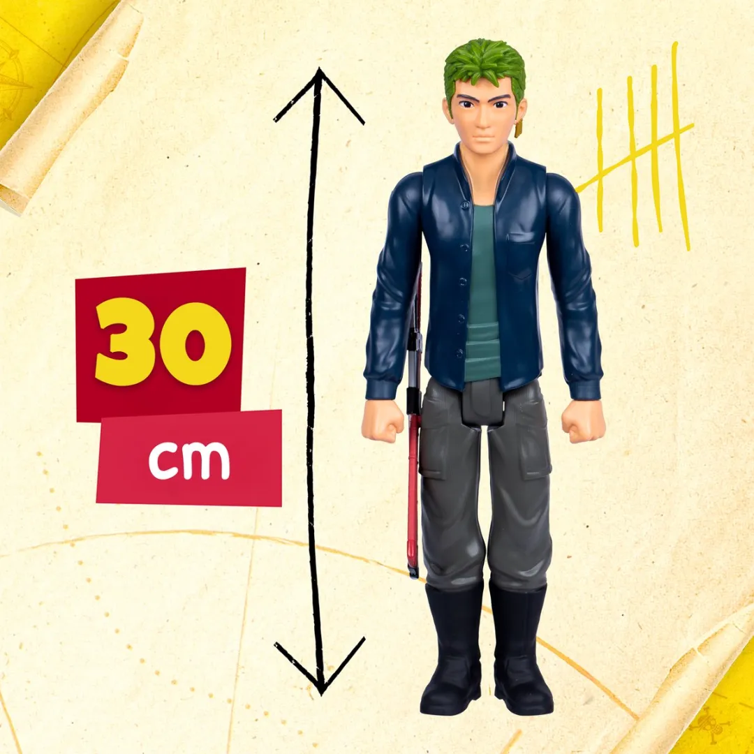 Moose Toys One Piece Zoro Groot Actiefiguur 30cm - Multikleur