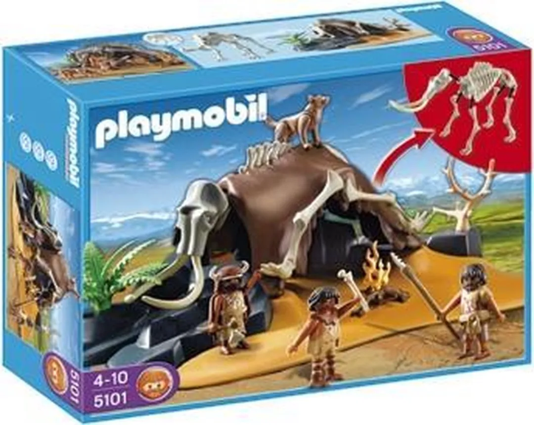 Playmobil Mamoetskelet met Jagers 5101