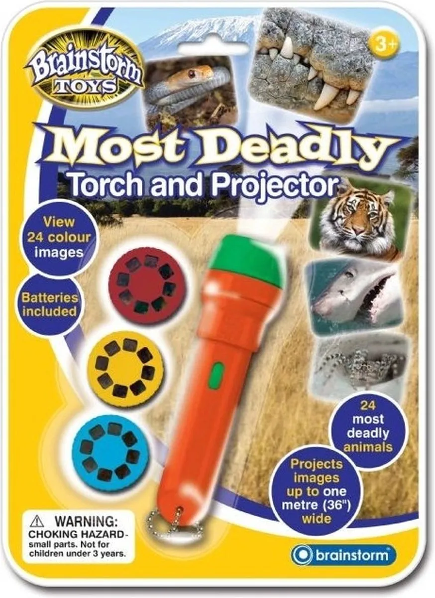 Brainstorm Toys Zaklampprojector Most Deadly