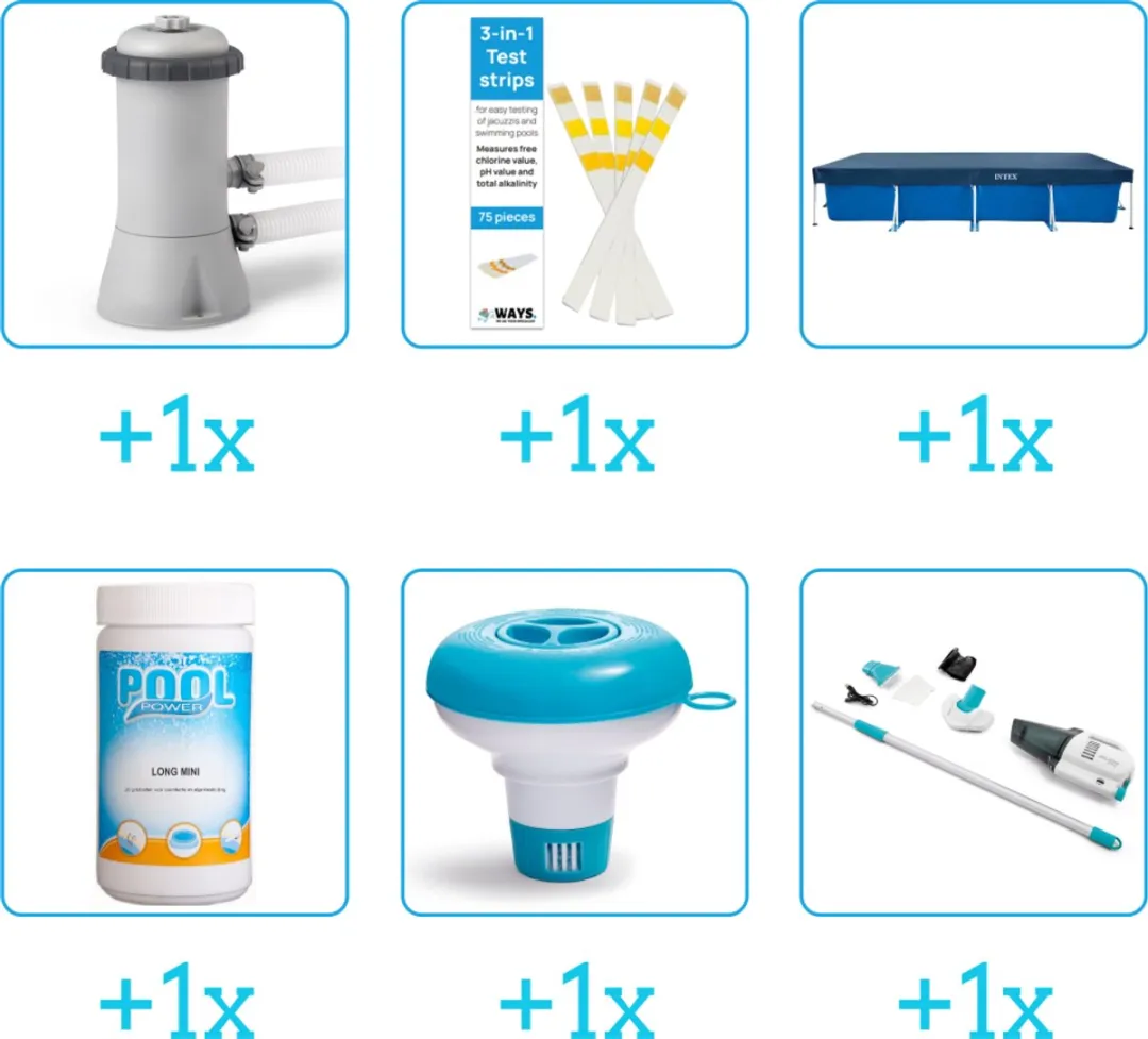 Intex 28273NP Zwembad Accessoirepakket 6-delig