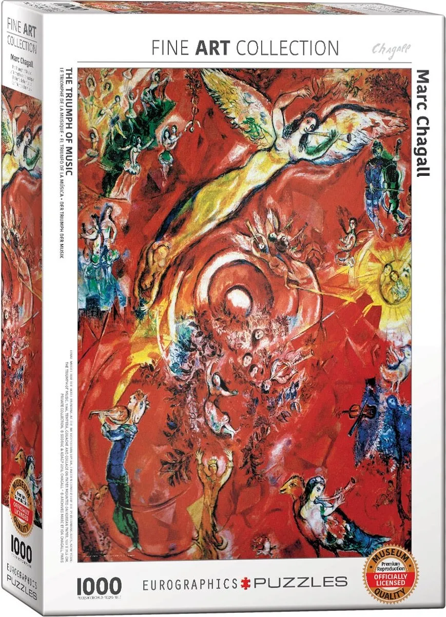 Eurographics Marc Chagall Muziek Puzzel 1000 Stuks