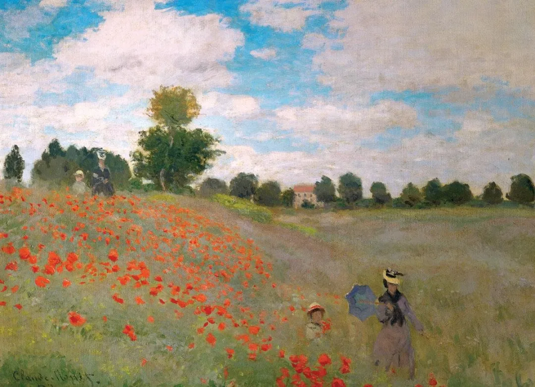 Eurographics Klaprozen bij Argenteuil Monet Legpuzzel 1000 Stuks - Fine Art