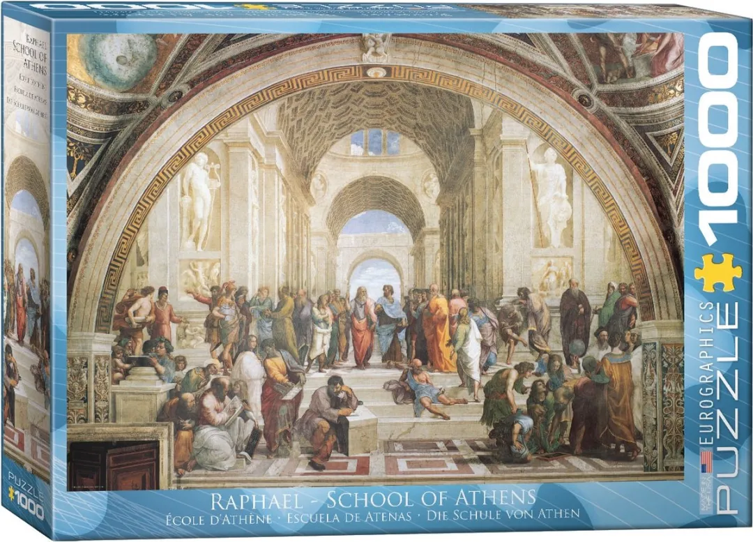Eurographics De School van Athene Legpuzzel 1000 Stuks