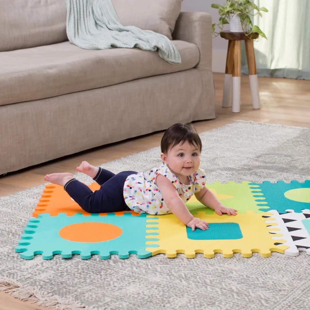 Infantino Schuimrubberen Puzzelmat 216056 - 6 Stuks - Multicolor - afbeelding 3 van 9