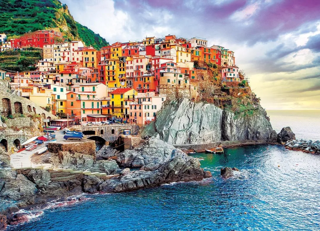 Eurographics Manarola Cinque Terre Puzzle 1000 Stuks - 68x48cm - Meerkleurig