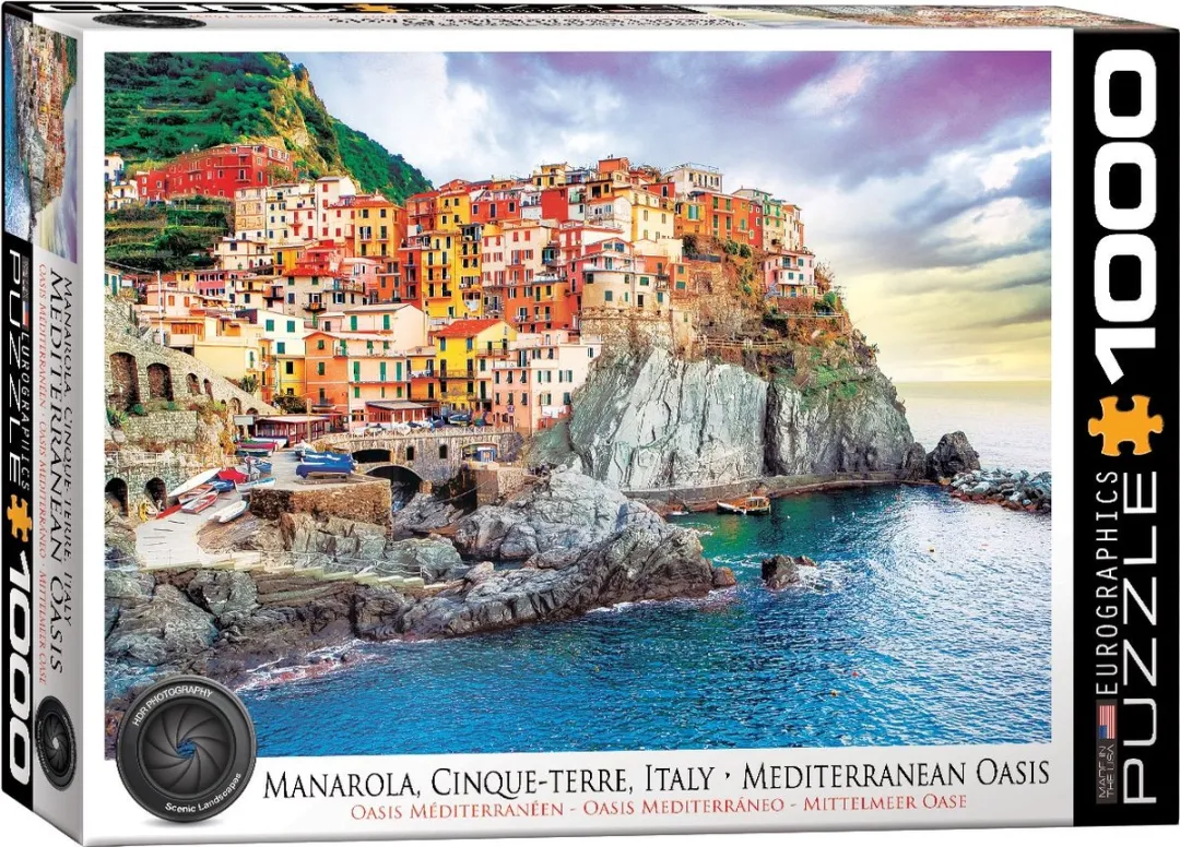 Eurographics Manarola Cinque Terre Puzzle 1000 Stuks