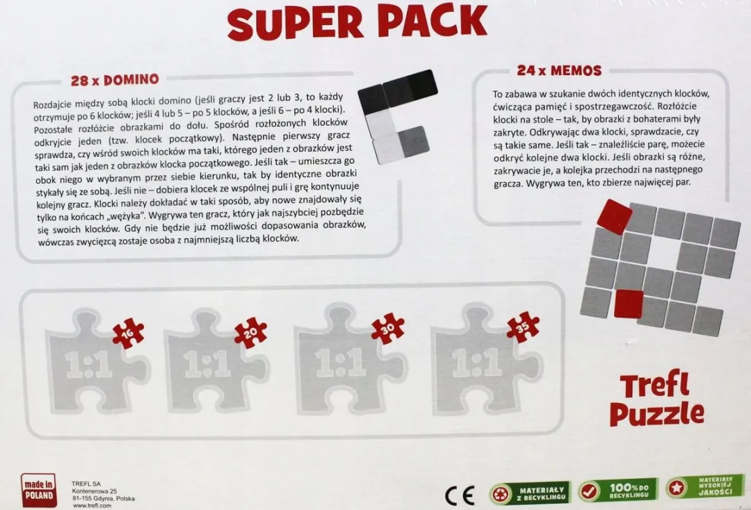 Trefl Peppa Pig Super Pack 8-in-1 Puzzels & Spellen
