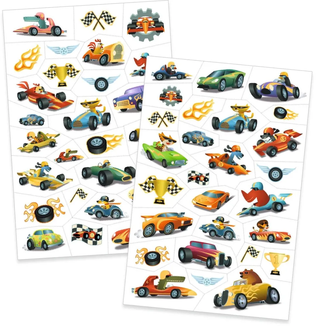 Djeco Grand Prix Tattoos
