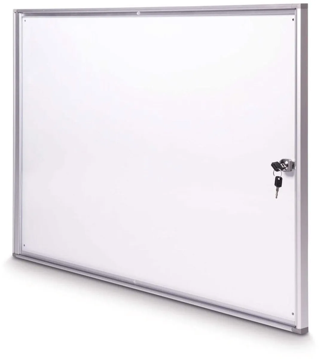 MAUL Vitrine MAULextraslim 8xA4 - 3,1x93x65,1cm - Zilver